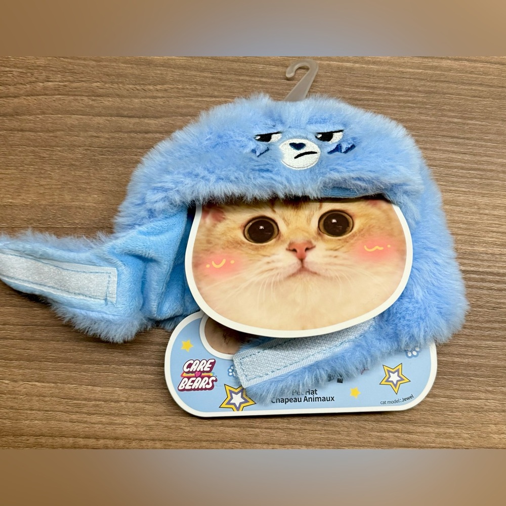 Grumpy Care Bear. Care Bears . Famous MINISO product. Cute hat for - Picture 10 of 14